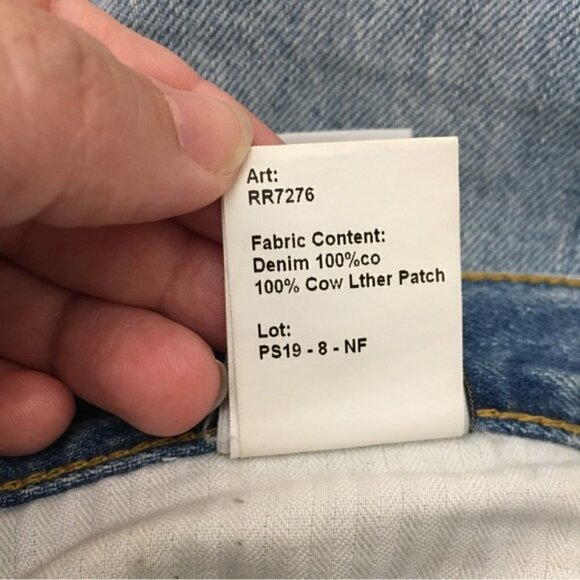 R13 Bowie Tilly w Fray Hem Jeans - Picture 13 of 13